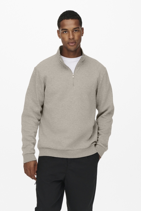 Only & Sons onsceres half zip sweat noos
